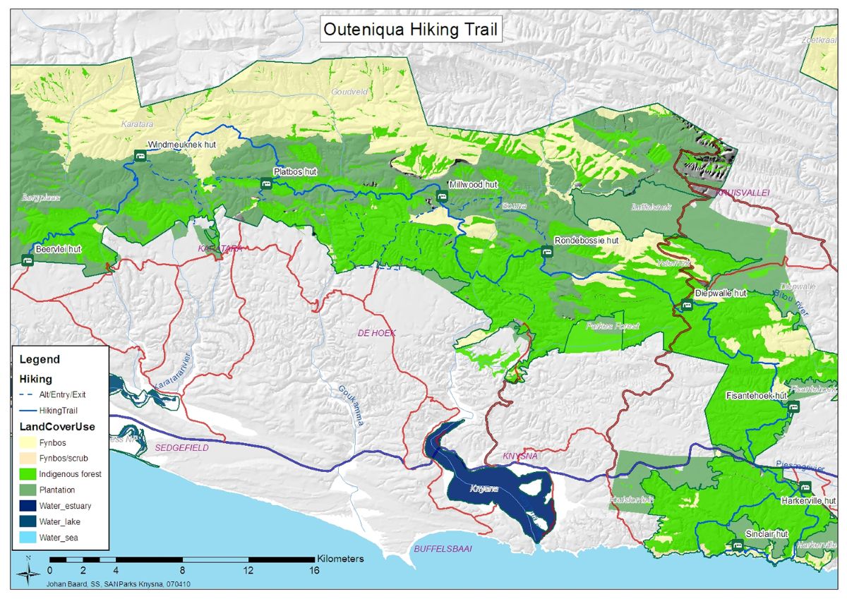 Outeniqua Hiking Trail Map1 OuteniquaHT